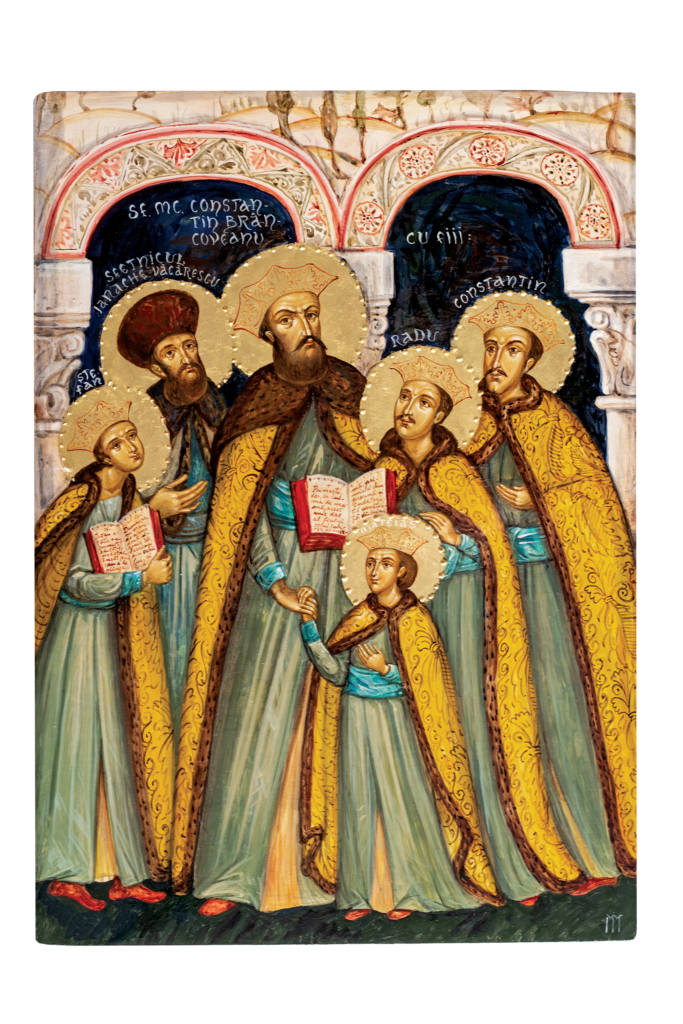 Brâncoveanu, icoană Brâncoveanu, icoană ortodoxă, Sfinții Brâncoveni,Romaninan saints, Christian art