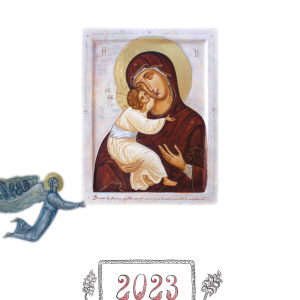 calendar 2023, calendar icoane, calendar ortodox, cadou crăciun, cadou de anul nou, album-calendar, calendar de artă