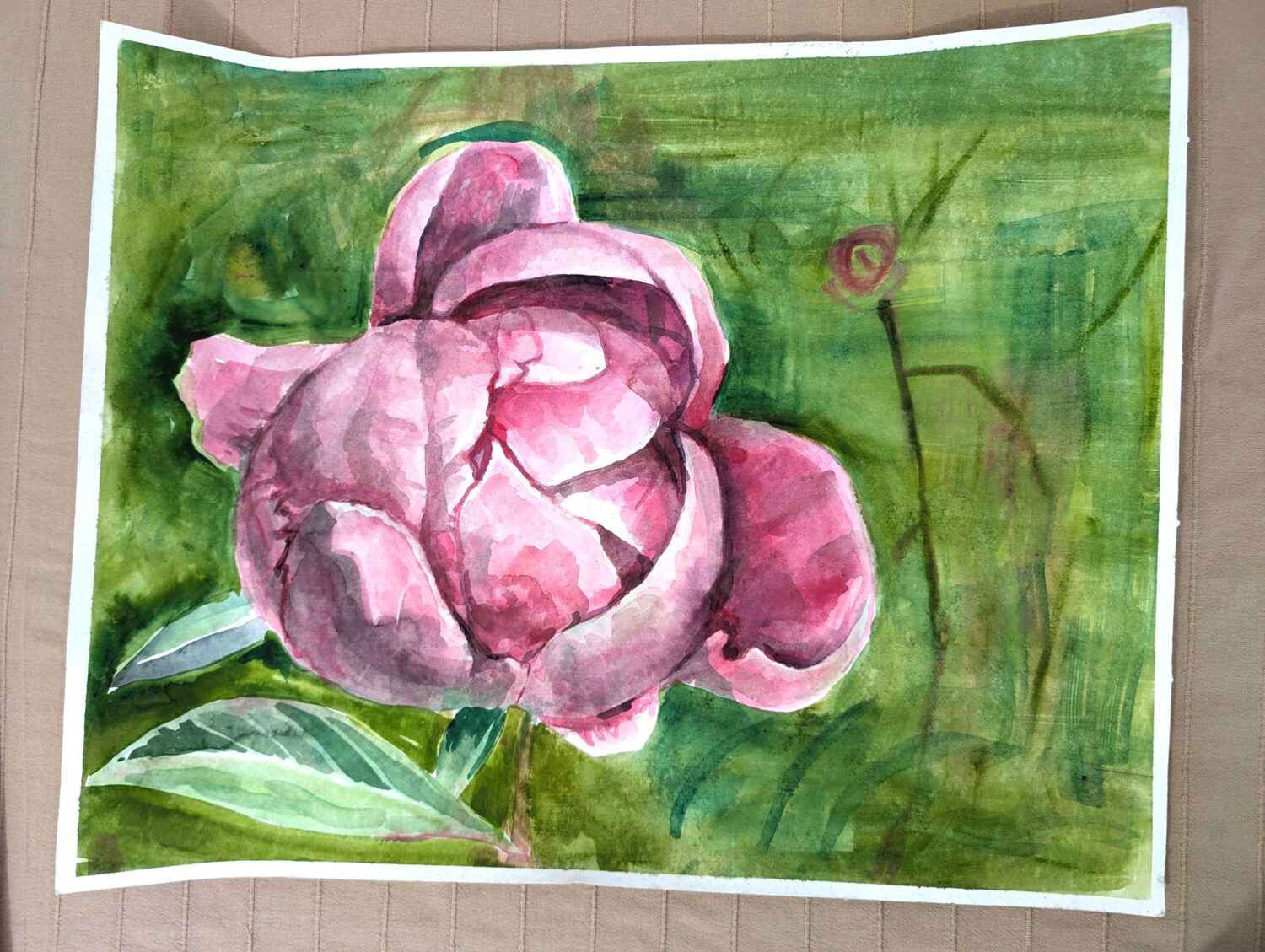 Bujor roz mare 2 Bujor roz mare 2