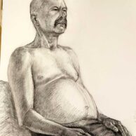 Portret cu maini