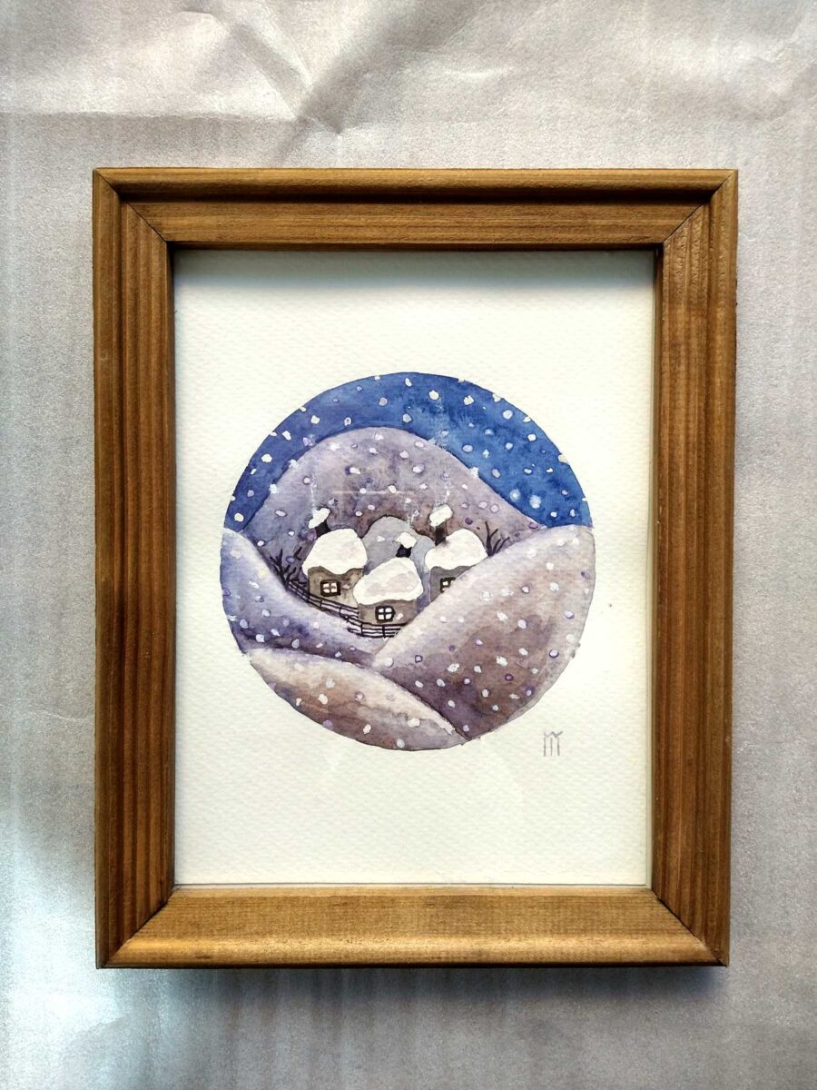 Peisaj de iarna de pe timpuri 2