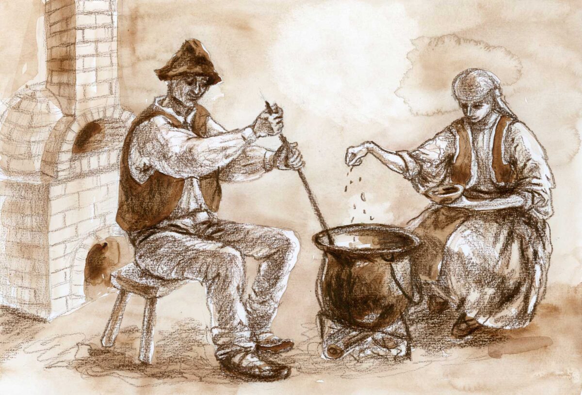 Tarani de pe timpuri desen