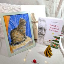 Set cadou tablou iarna verde2