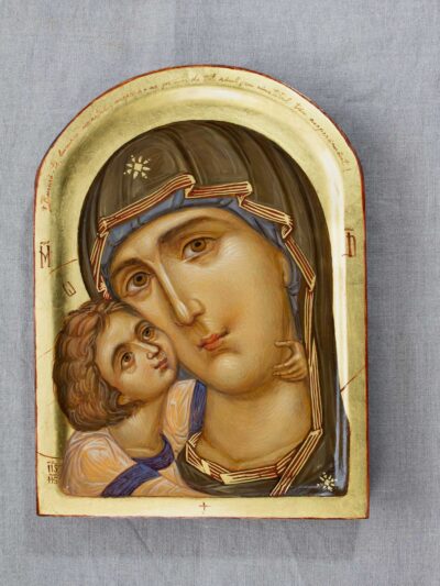 Icoana pictata maica domnului 7