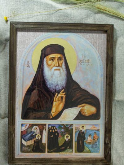 Icoana sfantul nectarie scene1