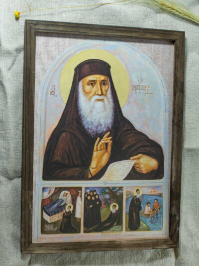 Icoana sfantul nectarie scene2 Icoana sfantul nectarie scene2