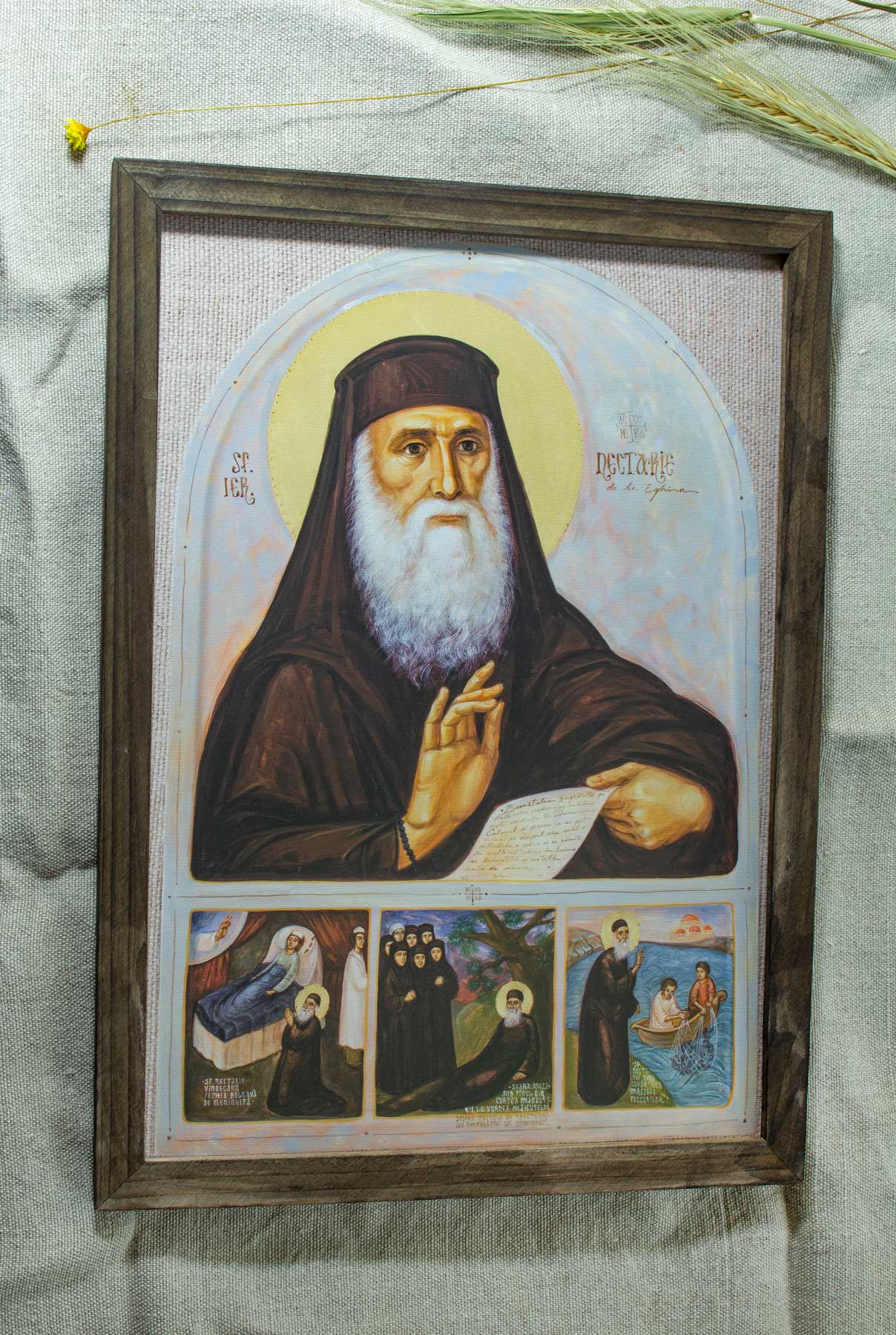 Icoana sfantul nectarie scene2 Icoana sfantul nectarie scene2