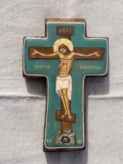 Cruce pictata cu rastignirea 4